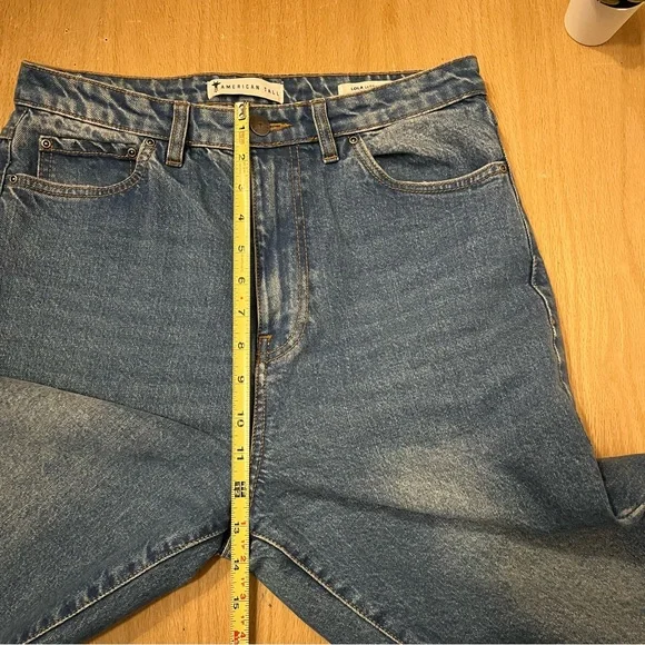 American Tall Women’s Lola Ultra High Rise Slim Jeans in a medium wash - Picture 6 of 9